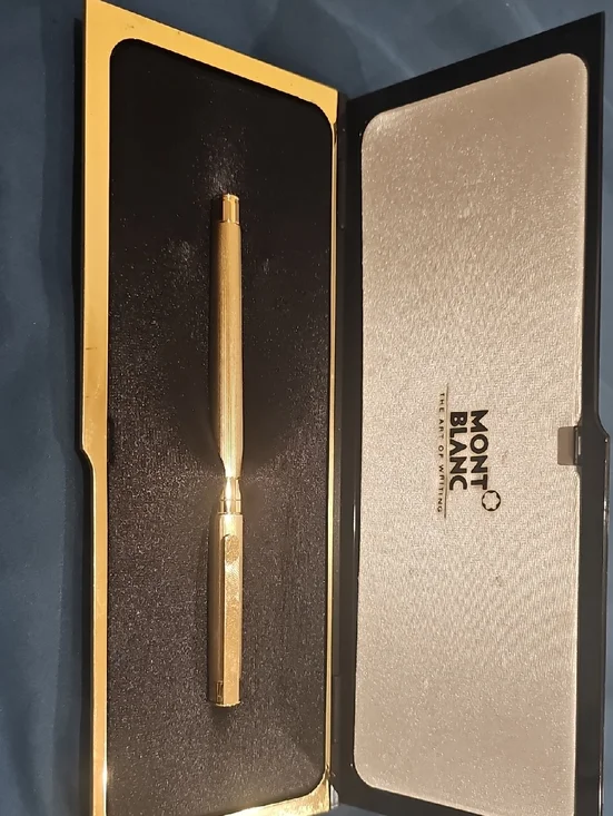 MONT BLANC Classique Ballpoint Pen Gold - Picture 1 of 8